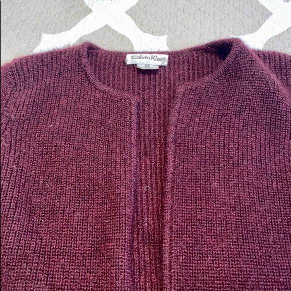 Calvin Klein 100% Merino Wool Cardigan - Picture 2 of 8